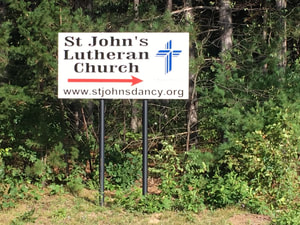 St. John's direction sign